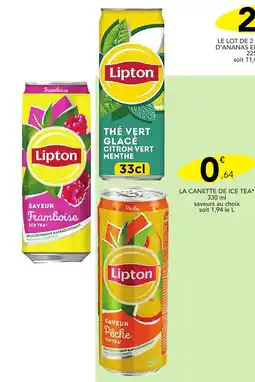 Stokomani La canette de ice tea offre