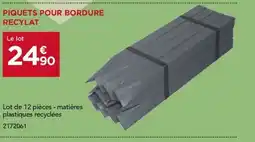 Gedimat Piquets pour bordure recylat offre
