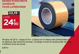 Gedimat Bande étanchéité adhésive pour lambourde offre