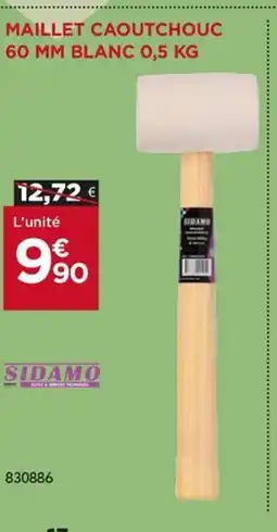 Gedimat Maillet caoutchouc offre