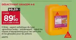 Gedimat Désactivant sikacem 4-6 offre