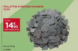 Gedimat Paillettes d'ardoise d'angers 10/50 offre