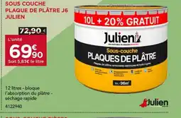 Gedimat JULIEN Sous couche plaque de plâtre j6 offre