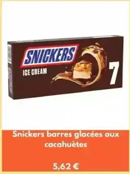 Franprix Snickers - barres glacées aux cacahuètes offre