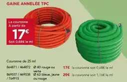 Gedimat Gains annelée tpc offre