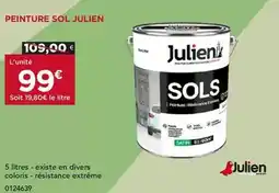 Gedimat Julien - peinture sol offre