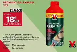Gedimat V33 - décapant gel express offre
