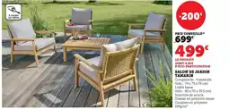 Hyper U Dim - salon de jardin offre
