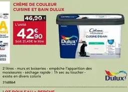 Gedimat DULUX Crème de couleur cuisine et bain offre