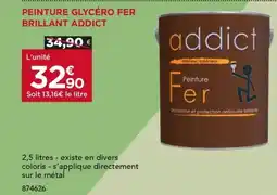 Gedimat ADDICT Peinture glycéro fer brillant offre
