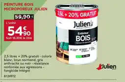 Gedimat JULIEN Peinture bois microporeux offre