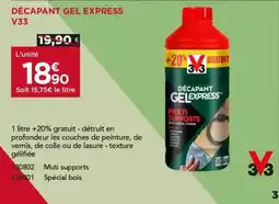 Gedimat Décapant gel express offre