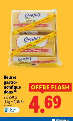 Lidl Beurre gastro- nomique doux offre