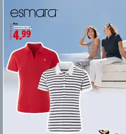 Lidl ESMARA polo offre