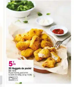 Croque Gel 20 Nuggets de poulet offre