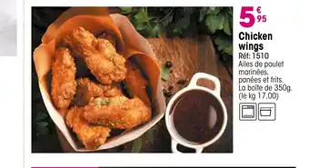 Croque Gel Chicken wings offre