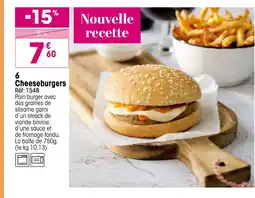 Croque Gel 6 Cheeseburgers offre