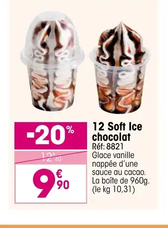 Croque Gel 12 Soft Ice chocolat offre