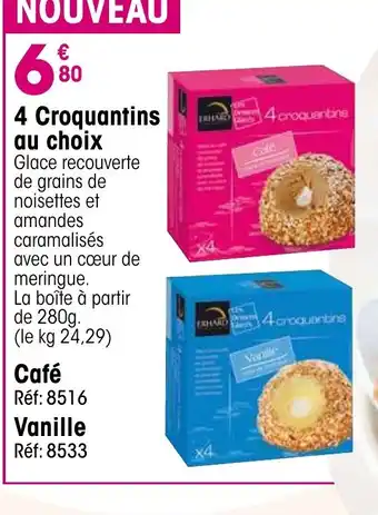 Croque Gel 4 Croquantins au choix offre