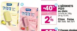 Croque Gel 4 BÂTONNETS PEZ au choix offre