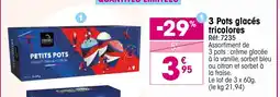 Croque Gel Pots glacés tricolores offre