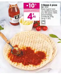 Croque Gel 3 Bases à pizza offre