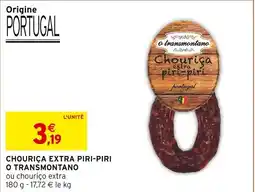 Intermarché Chouriça extra piri-piri o transmontano offre