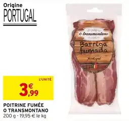 Intermarché Poitrine fumée o transmontano offre