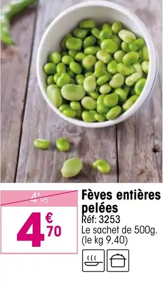 Croque Gel Fèves entières pelées offre
