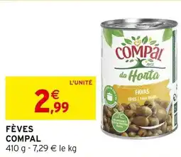 Intermarché Fèves compal offre