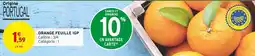 Intermarché Orange feuille igp offre