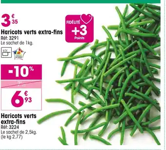 Croque Gel Haricots verts extra-fins offre