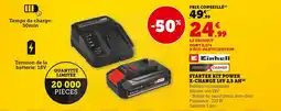Super U Starter kit power x-change 18v 2,5 ah offre