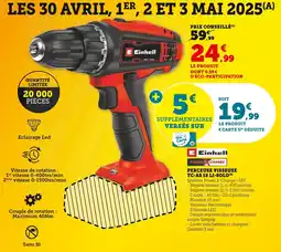 Super U Perceuse visseuse tc-as 18 li-solo offre