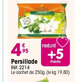 Croque Gel Persillade offre