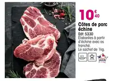 Croque Gel Côtes de porc échine offre