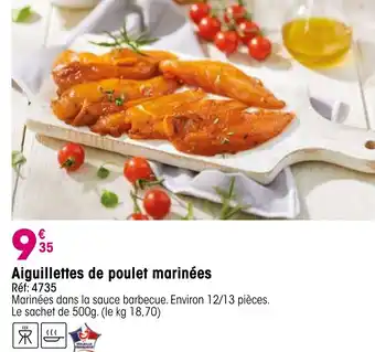 Croque Gel Aiguillettes de poulet marinées offre