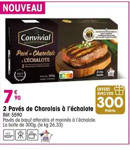 Croque Gel 2 Pavés de Charolais à l'échalote offre