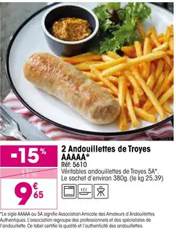 Croque Gel 2 Andouillettes de Troyes offre