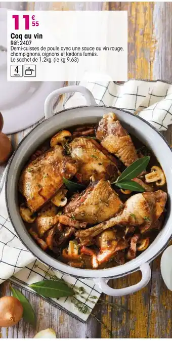 Croque Gel Coq au vin offre