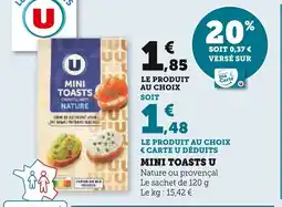 Super U Mini toasts u offre