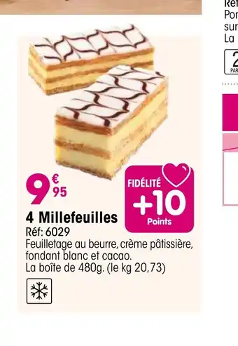 Croque Gel 4 Millefeuilles offre