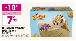 Croque Gel 8 Cornets d'amour Brésilienne offre
