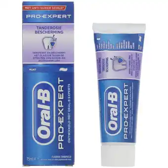 Action Dentifrice oral-b pro expert protection contre l'érosion dentaire offre
