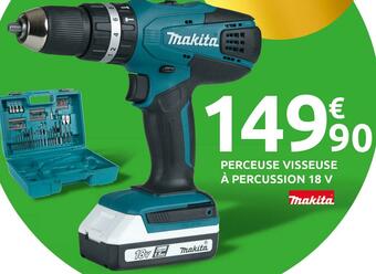Mr Bricolage Perceuse visseuse à percussion 18 v offre