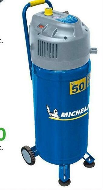Mr Bricolage Michelin compresseur vertical 50 l 2 cv mvx50-2 offre