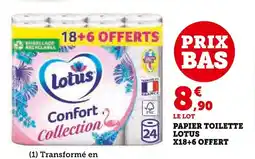 Super U Papier toilette lotus offre
