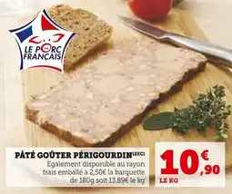Super U Påté goûter périgourdin offre