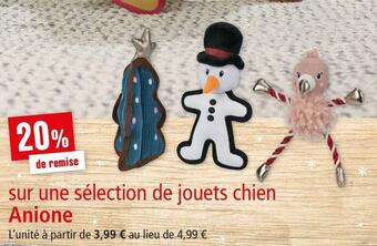 Maxi Zoo Anione bon plan sur une sélection de jouets chien offre