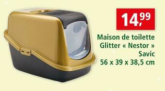 Maxi Zoo Maison de toilette glitter « nestor » savic offre